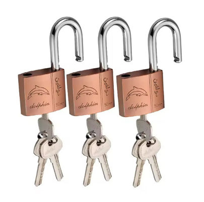Gelang pendek gembok tembaga 50mm Kuningan Bulk Keyed sama