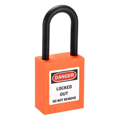 Penguncian Keamanan Listrik Kunci Padlock Industri ABS Plastik