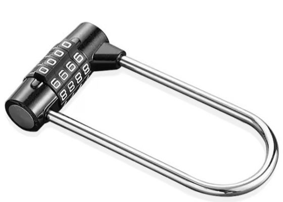 4 Digit U Bentuk Kunci MTB Cycle Lock Kombinasi