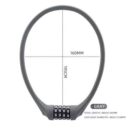 Master Digital Keyless Bicycle Lock Anti Theft Cycle Lock Aluminium Alloy