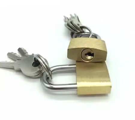 Flat Key Imitasi Kunci Padlock Tembaga 40mm 70MM OEM