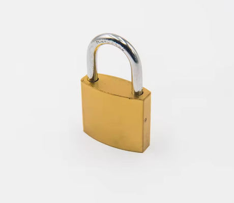 Bulk Hardened Steel Imitation Copper Padlock 38mm Untuk Luar Ruangan