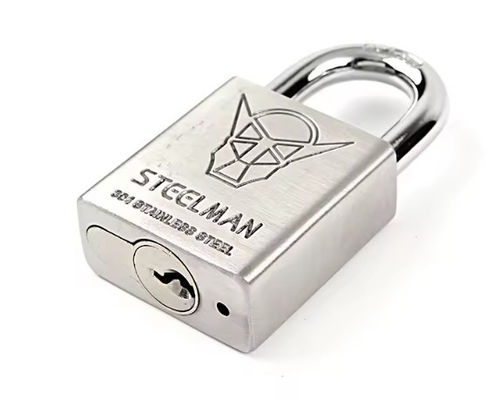 Gelang pendek stainless padlock Kunci sama untuk kabinet Anti asam 6 paket