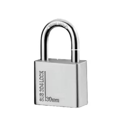 60MM 30MM 304 Stainless Steel Padlock Keyed Alike Rust Proof 100 Pack