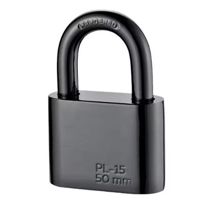 High Security Iron Safety Padlocks Keyed Like 40mm Electrophoretic Hitam
