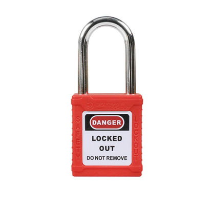 Lockdown Tagout Keamanan Industrial Padlock Kuning Biru Hijau Merah
