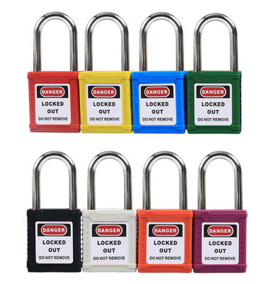Lockdown Tagout Keamanan Industrial Padlock Kuning Biru Hijau Merah