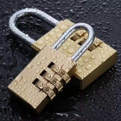 4 Digit Brass Kombinasi Password Kunci Untuk Bagasi Bagasi Resetable