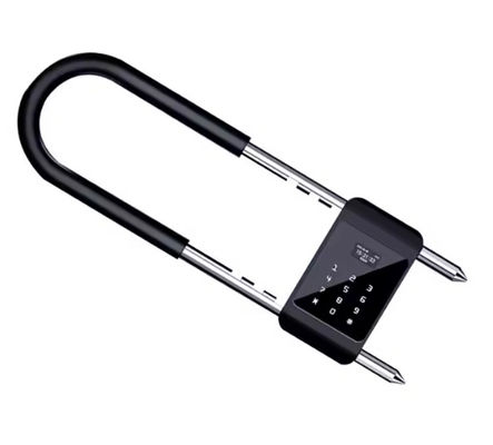 Smart Fingerprint U Bentuk Padlock USB Charge Keamanan Tinggi