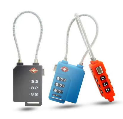 Password Combo TSA Bagasi Kunci Untuk ransel Zipper Keamanan Tinggi