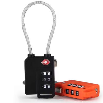 Password Combo TSA Bagasi Kunci Untuk ransel Zipper Keamanan Tinggi