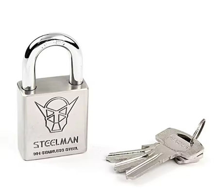 Ferritic Suited Stainless Steel Padlocks Kunci Sama Berat Tugas