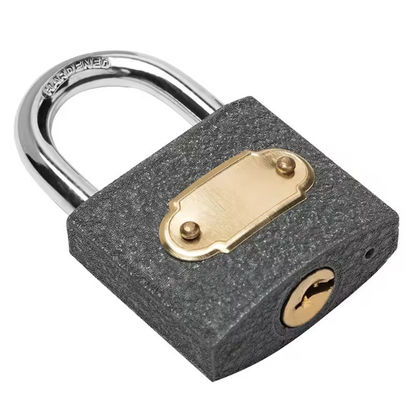 OEM Waterproof Cast Iron Padlock Rust Resistant Untuk Pintu Gerbang