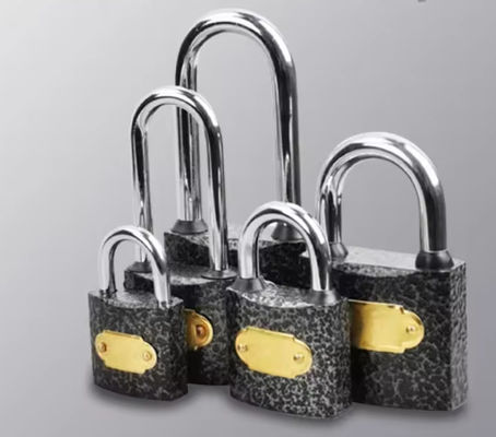 Semua Cuaca Cast Iron Padlock 60mm 50mm 40mm Untuk Keamanan Rumah