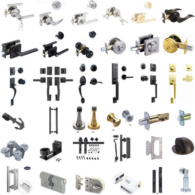 Mortise Door Lock Set Pintu Masuk Modern Baja Rinsing Tarik Handle Metal Pintu Kunci
